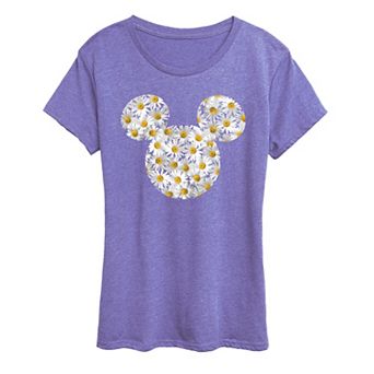 Disney's Mickey Mouse Women's Daisies Graphic Tee