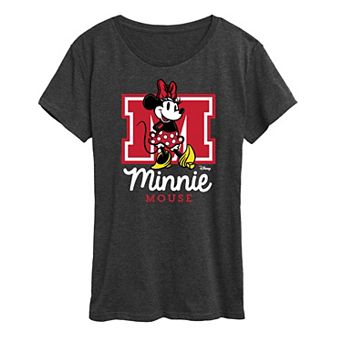 Disney's Minnie Mouse Women's Collegiate Graphic Tee