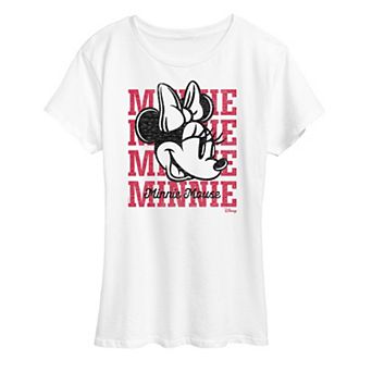 Disney's Minnie Mouse Women's Repeated Graphic Tee