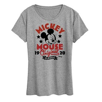 Disney's Mickey Mouse Women's Original Badge Graphic Tee
