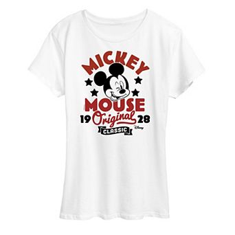 Disney's Mickey Mouse Women's Original Badge Graphic Tee