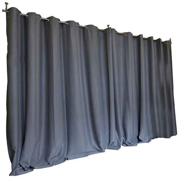 Hanging Room Divider Kit with Blackout Curtains for Room Separation and ...