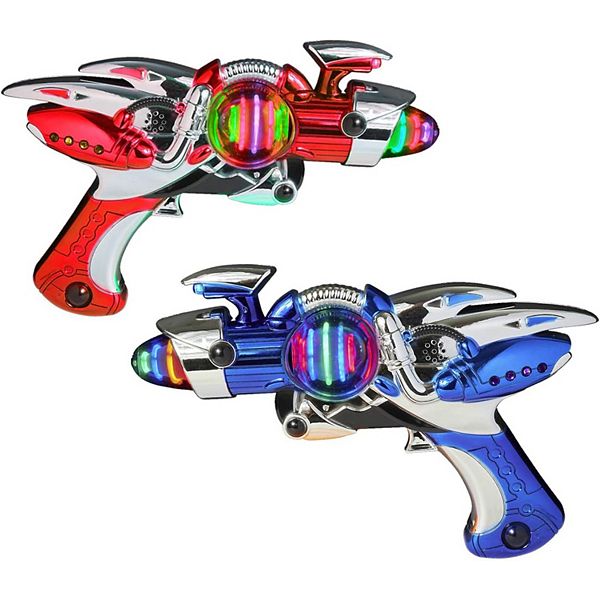 Lightup Noise Blaster With Super Spinning Space Style Novelty Toy For Parties