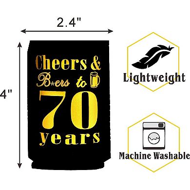 70th Birthday Gifts For Men, 70th Birthday Can Cooler, 70th Birthday Sleeve, 70t