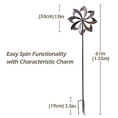 Kinetic Wind Spinner for Outdoor Yard Lawn and Garden