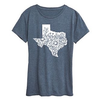Women's Floral Texas Graphic Tee