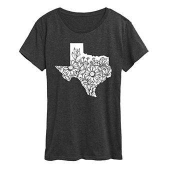 Women's Floral Texas Graphic Tee
