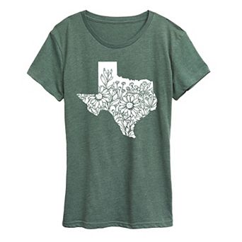 Women's Floral Texas Graphic Tee