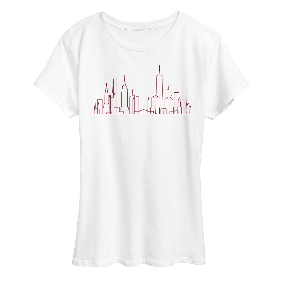 NY Square Lined Tee