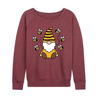 Women's Bee Gnome French Terry Long Sleeve Tee