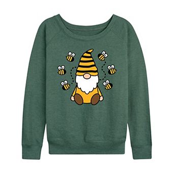 Women's Bee Gnome French Terry Long Sleeve Tee