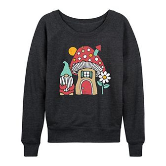 Women's Mushroom House French Terry Long Sleeve Tee
