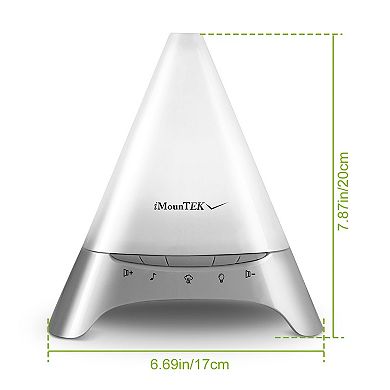 120ml Cool Mist Humidifier Ultrasonic Aroma Essential Oil Diffuser W/soothing Sounds 7 Color