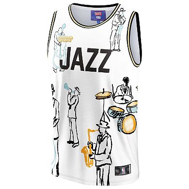 Unisex NBA & KidSuper Studios by Fanatics White Utah Jazz Hometown Jersey