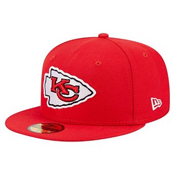 Men's New Era Red Kansas City Chiefs Main 59FIFTY Fitted Hat