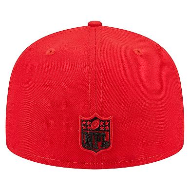 Men's New Era Red Kansas City Chiefs Main 59FIFTY Fitted Hat