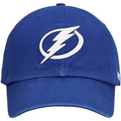 Men's '47 Blue Tampa Bay Lightning Team Clean Up Adjustable Hat