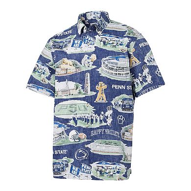 Men's Reyn Spooner Navy Penn State Nittany Lions Scenic Button-Down Shirt