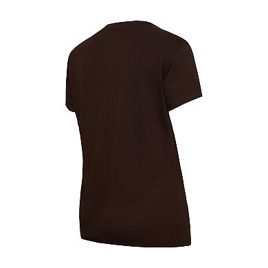 Women's Concepts Sport Brown/Orange Cleveland Browns Arctic T-Shirt & Flannel Pants Sleep Set