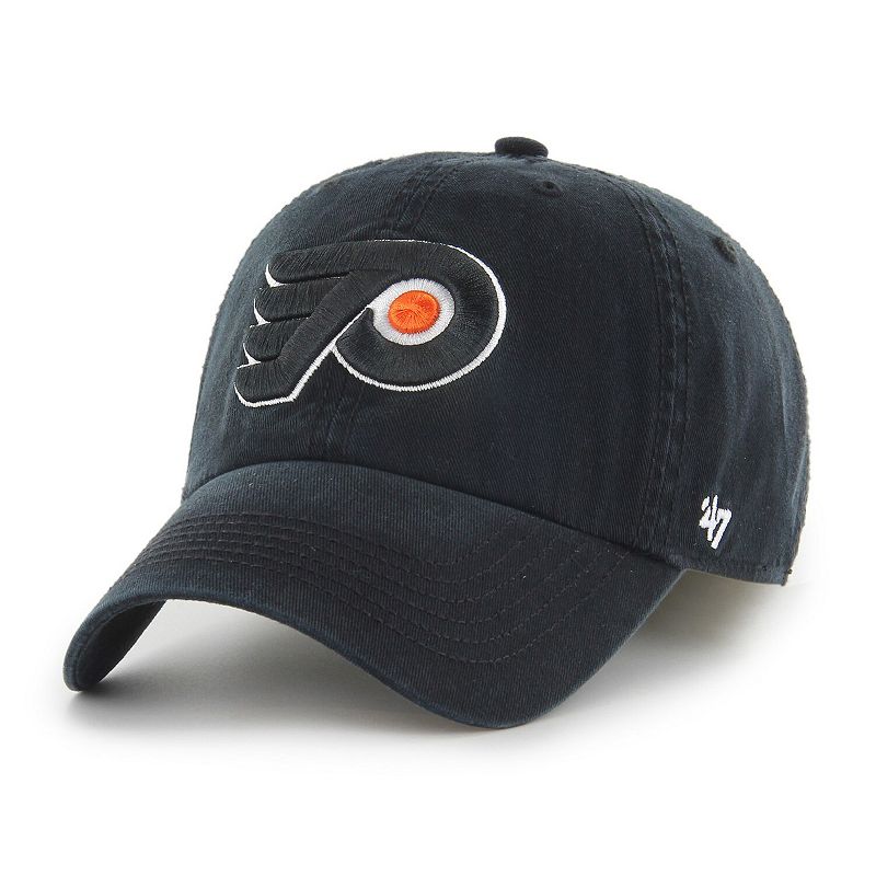 Men's '47 Black Philadelphia Flyers Classic Franchise Fitted Hat,