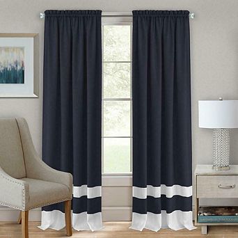 Kate Aurora 2 Pack Shabby Linen Farmhouse Sheer Flax Window Curtains