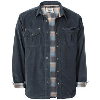 Gioberti Men's Corduroy Shirt Jacket with Flannel Lining
