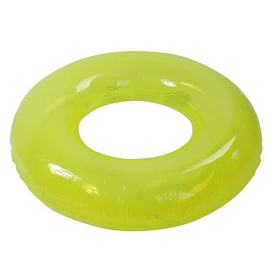 30-Inch Inflatable Bright Yellow Swim Ring Tube Pool Float for Ages 4 and up