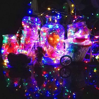 Twinkle Star 33ft 100 Led Silver Wire String Lights Fairy String Lights