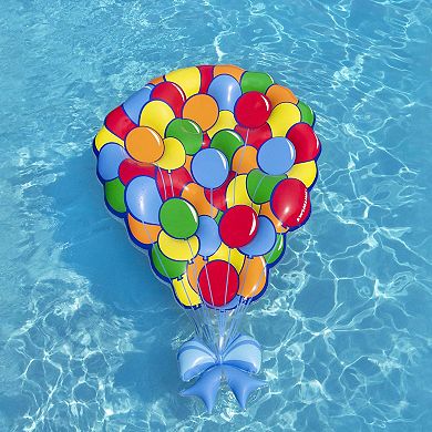 80" Balloon Party Island Inflatable Swimming Pool Lounge Float and Table Centerpiece
