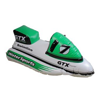 51" Inflatable Green GTX Power Water Bike Swimming Pool Ride on Float