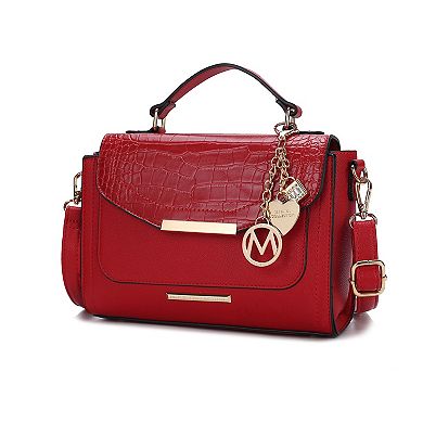 Mkf Collection Sylvie Croco Embossed Women’s Shoulder By Mia K