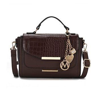 Mkf Collection Sylvie Croco Embossed Women’s Shoulder By Mia K