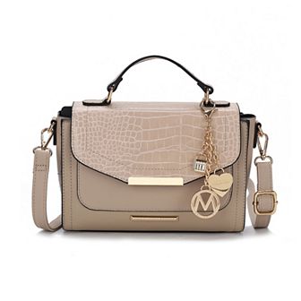 Mkf Collection Sylvie Croco Embossed Women’s Shoulder By Mia K