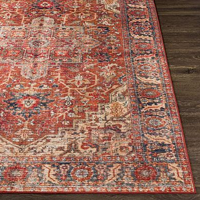 Palos Heights Traditional Washable Area Rug