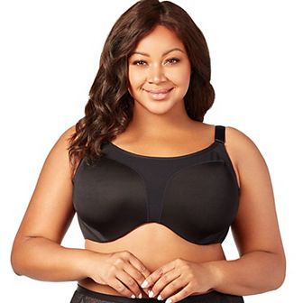 Elila Women's Curvy Moves Sports Underwire Bra