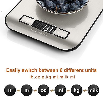 Crownful Food Scale, 11lb Digital Kitchen Scales