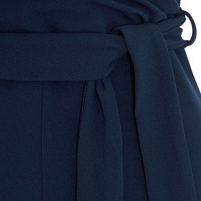 Quiz navy palazzo jumpsuit clearance