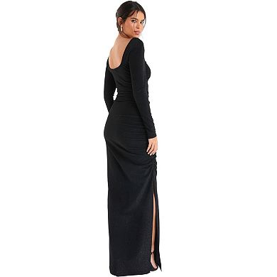 Quiz Women's Brillo Long Sleeve Maxi Dress