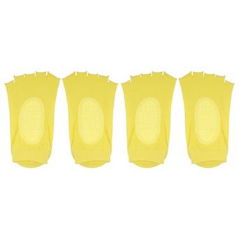 2 Pair Yoga Socks Five Toe Socks Pilates Barre Ballet Socks For Women Light Pink