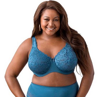 Elila Women's Lacey Curves Underwire Bra