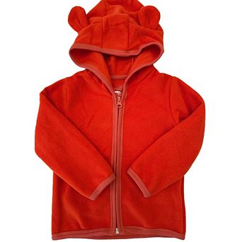 Newborn & Toddler Hoodie Polar Fleece Jackets With Ears For Little Boys & Girls
