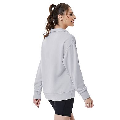 Half Zip Pullover Long Sleeve Women Pullover Sweatshirt Sport Hiking Clothes