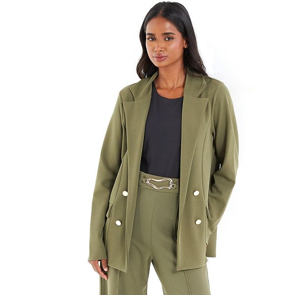 Quiz Women's Relaxed 4 Button Blazer