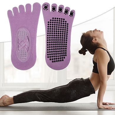 Yoga Socks Five Toe Socks Ballet Socks With Grips For Women