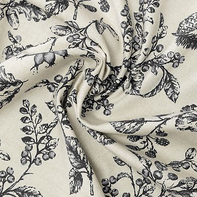 Waverly Gardens Rod Pocket Tier Pair Curtain