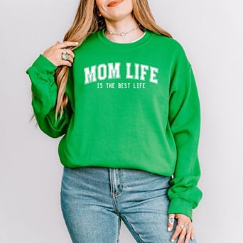 Simply Sage Market Varsity Mom Life Sweatshirt
