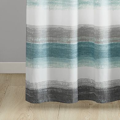 Madison Park Essentials Barret Stripe Print Shower Curtain
