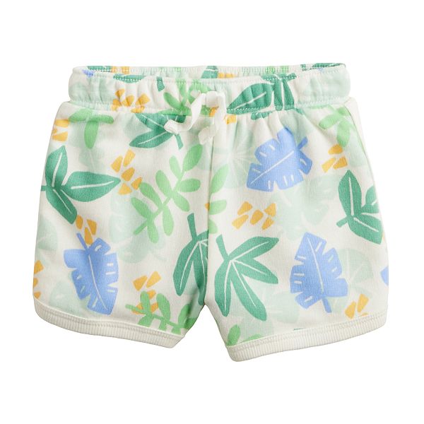 Baby Jumping Beans® Tropical Print Dolphin Hem Short - Paper Trop Multi (NEWBORN)