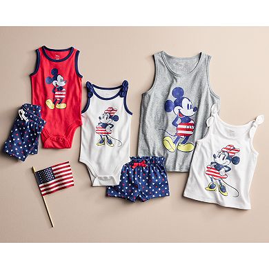 Disney's Minnie Mouse Baby Tank Bodysuit & Knit Shorts Set by Jumping Beans®
