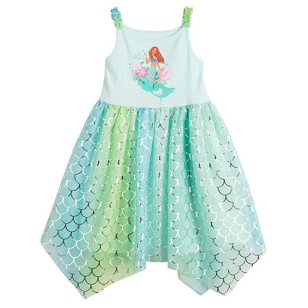 Disney's The Little Mermaid Ariel Baby & Toddler Girl Asymmetrical Hem ...